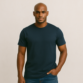 T-SHIRT HEATHER NAVY