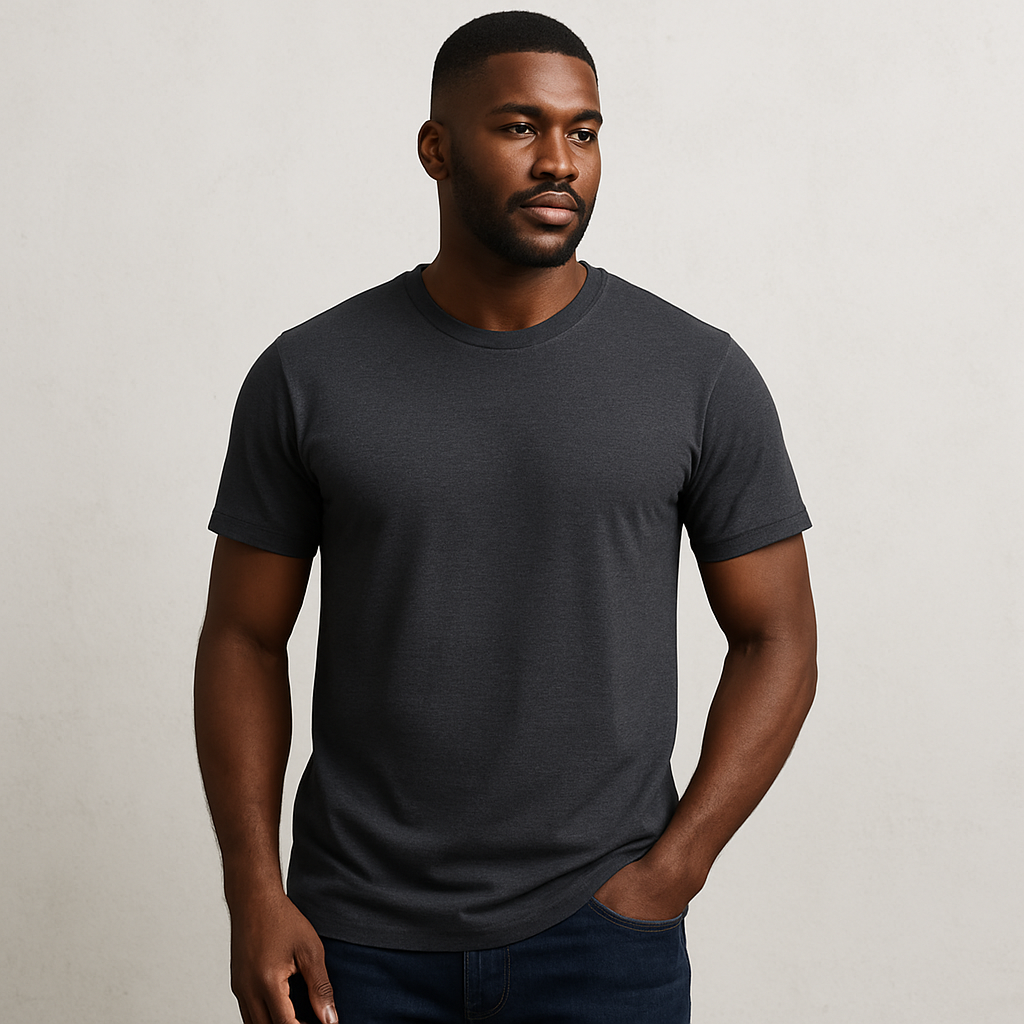 T-SHIRT HEATHER GREY